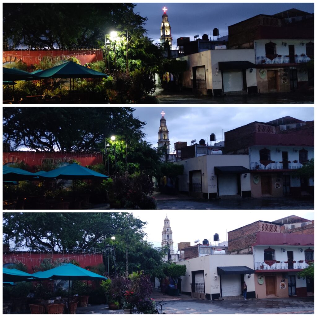 Parroquia de San Andrés Apóstol, vista desde la plaza principal de Ajijic