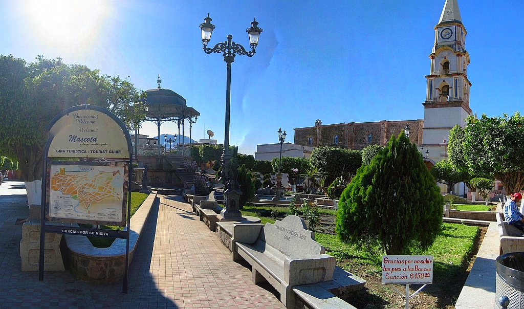 Plaza de Mascota Pueblo Mágico en Jalisco