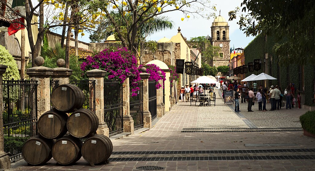 Calles en Tequila Jalisco Mexico