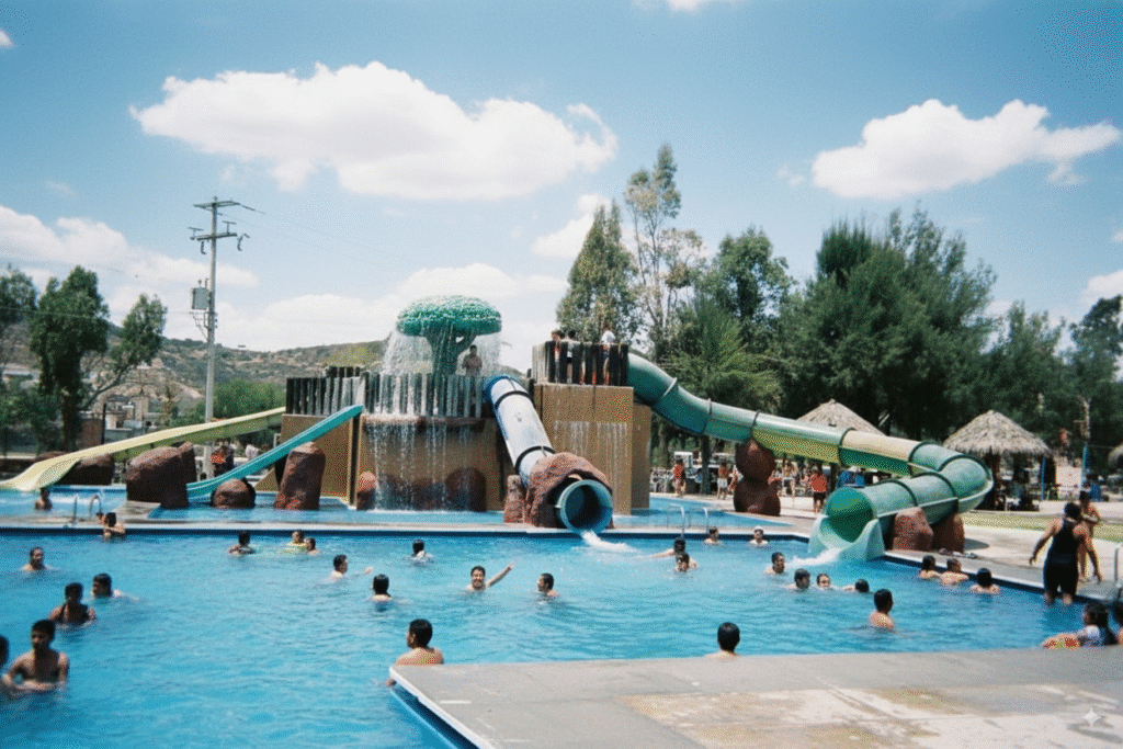 balneario aguas termales en temacapulin pueblo magico jalisco