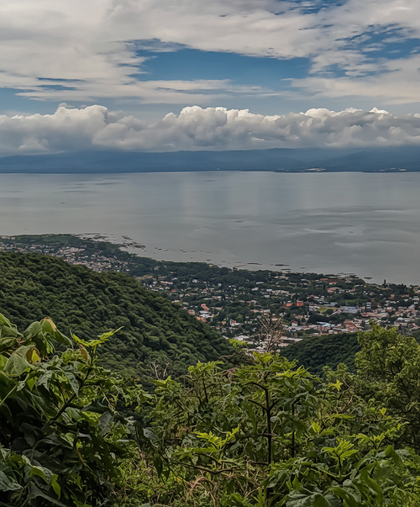 Vista desde los cerros de Ajijic Jalisco